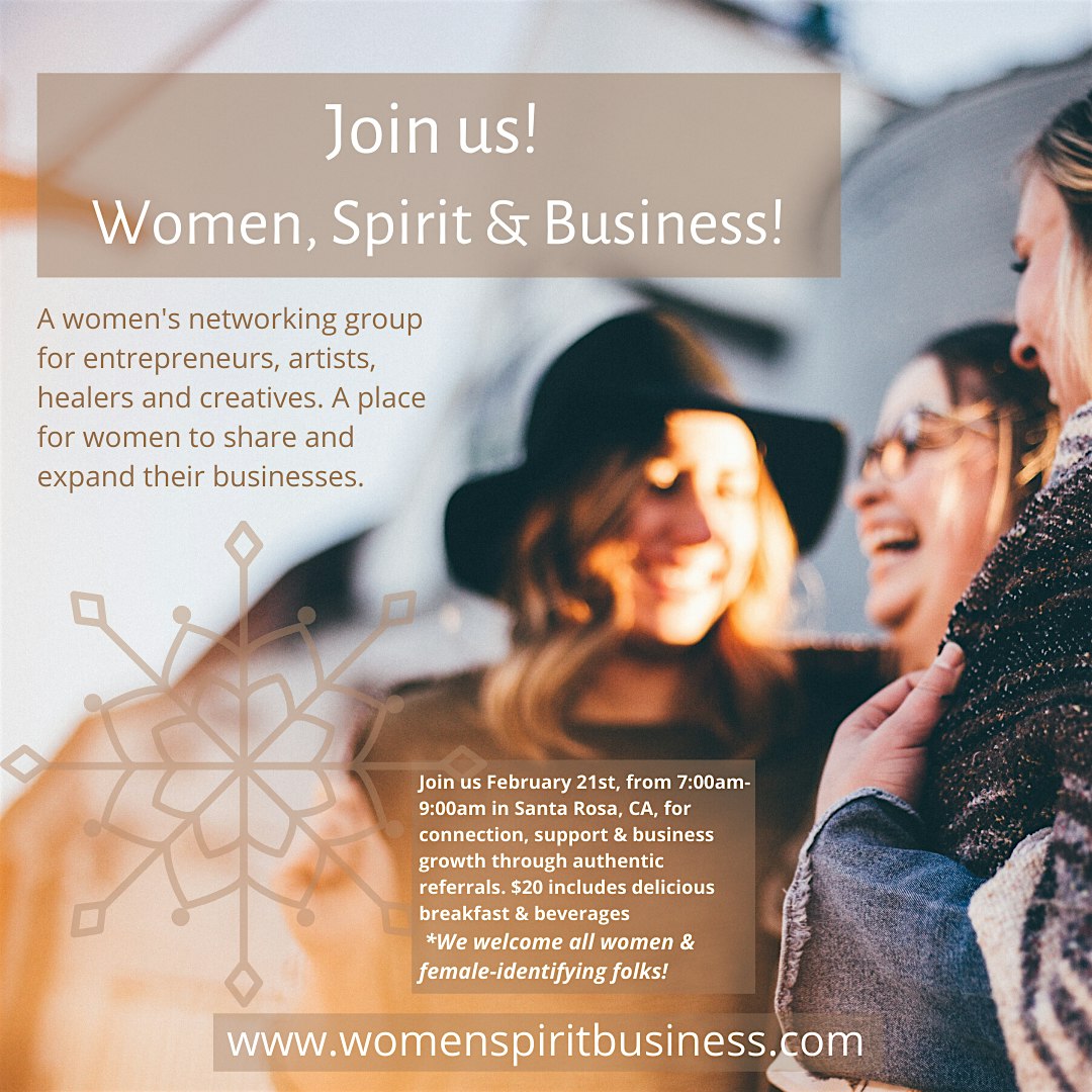 Women, Spirit & Business: Networking Circle