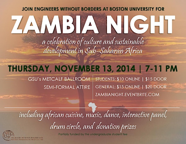 Zambia Culture Night 2014