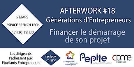 Image principale de Financement - Afterwork #18 Générations d'Entrepreneurs 