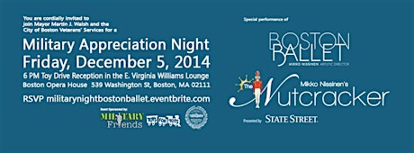 Military Appreciation Night at the Boston Ballet primary image