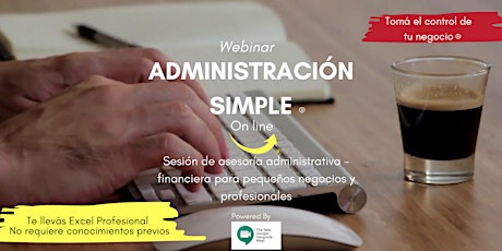 Imagen principal de Administración Simple® para pequeños negocios y profesionales