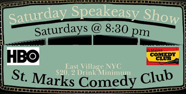 Saturday Speakeasy Comedy Club primary image