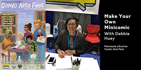 CANCELED: Make Your Own Minicomic with Debbie Huey - A PLCAF Event primary image