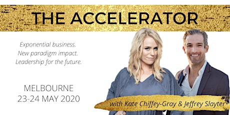 Imagen principal de The Accelerator Tour with Kate Chiffey-Gray & Jeffrey Slayter - MELBOURNE