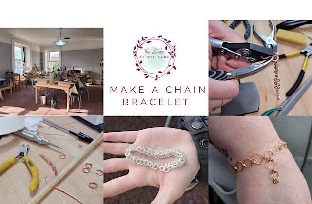Image principale de Make a silver chain bracelet workshop - jewellery making class
