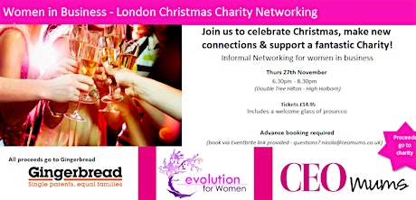 LONDON Women in Business - Charity Christmas Networking Event primary image