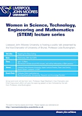 Women in Science, Technology, Engineering, & Maths (STEM) Lecture Series primary image