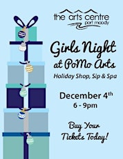 Girls Night @ PoMoArts: Holiday shop, sip and spa primary image