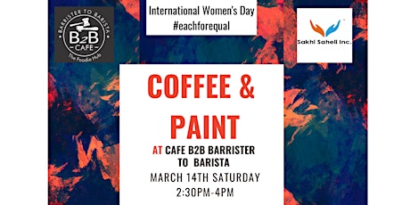 Coffee & Paint-  Celebrating International Women's Day 2020 primary image
