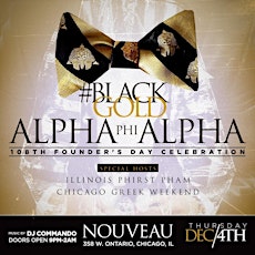 #BlackGold Chicago Alpha Founders Party & Toy Drive primary image