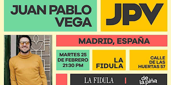 Juan Pablo Vega en Madrid - La Fídula