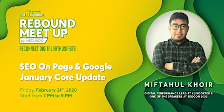 Rebound Meet Up - Chapter 1 - SEO On Page and Google Core January Update