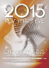 The Chosen Few DJs present NYE2015! Ring in the new year right with Wayne Williams, Alan King, Tony Hatchett, Terry Hunter & Mike Dunn, plus special guests Hula Mahone, Greg Winfield & Tony T! Hosted by Soul 106.3's Ramonski Luv. primary image
