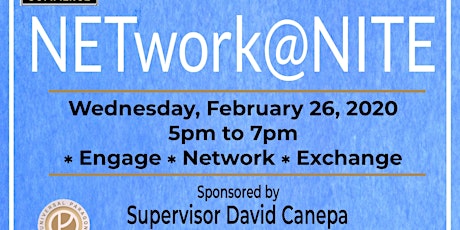 NETwork@NITE with David Canepa and UPC 2/26/2020 primary image