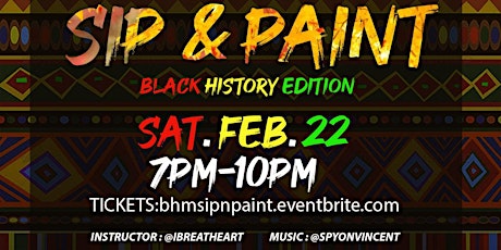 Sip and Paint : Black History Edition primary image