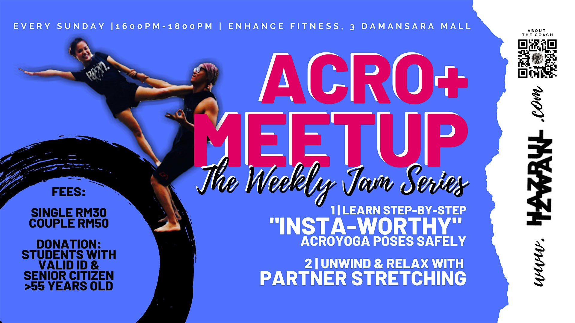 Acro+ Meetup: The Weekly Jam Series