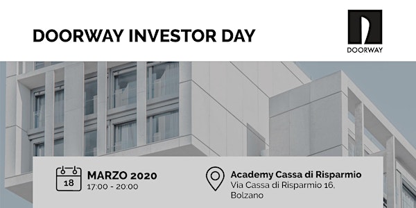 Doorway Investor Day Bolzano