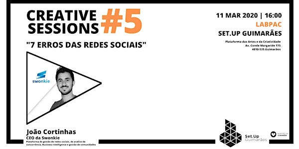 #5 Creative session - "Os 7 erros das redes sociais"- ADIADO