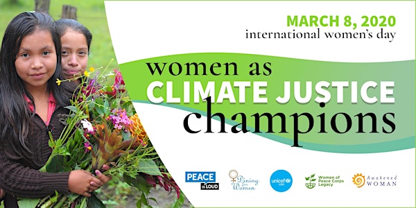 Women as Climate Justice Champions: International Women's Day 2020