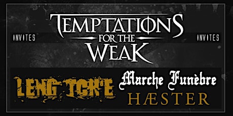  Temptations for the Weak club-tour at De Club, Transit M primary image
