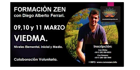 Imagen principal de Viedma, Formación Zen con Diego Alberto Ferrari: 09,10 y 11 Marzo.