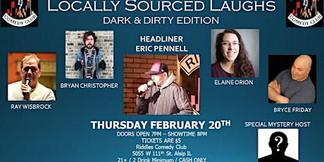 LOCALLY SOURCED LAUGHS Comedy Showcase primary image