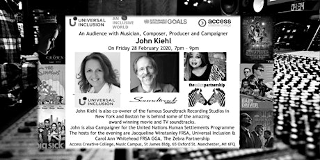 Image principale de An Audience with John Kiehl - Musician, Composer, Producer and Campaigner