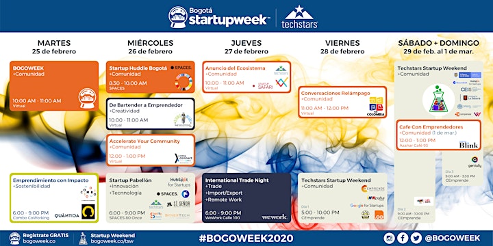 
		Imagen de Techstars Startup Week Bogotá  2020
