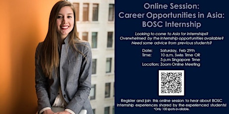 Online Session: Career Opportunities in Asia - BOSC Internship