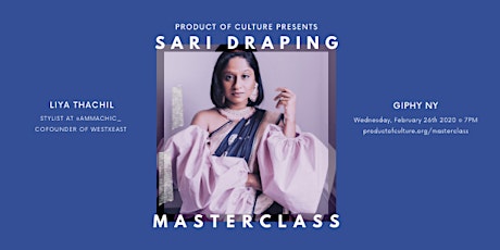Sari Draping Masterclass by Product of Culture primary image