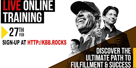 KBB Live Online Training - Tony Robbins and Dean Graziosi