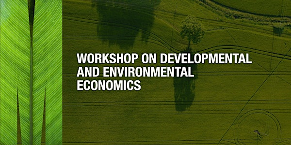 Workshop on Developmental and Environmental Economics