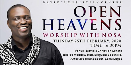OPEN HEAVENS WORSHIP WITH NOSA ISLAND CENTRE primary image