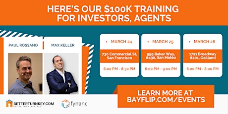 Here's Our $100K Training for Investors, Agents primary image