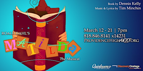 Matilda the Musical: A Providence High Arts Production [Opening Night!] primary image