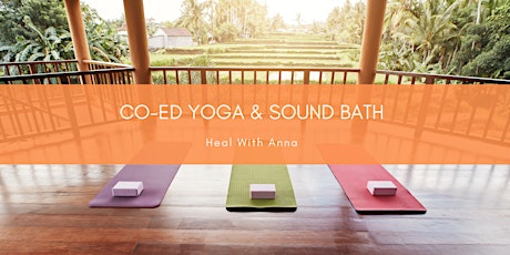 Co-ed Yoga & Sound Bath ONLINE primary image