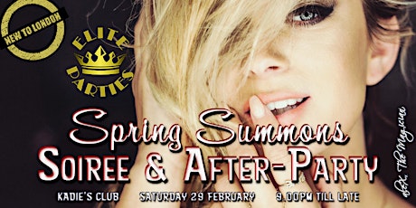 The GREAT Spring SUMMONS [Soiree & After-Party] @ KADIE’s Club primary image