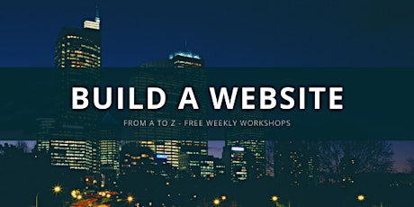 Build A Website - Free Online Workshop primary image