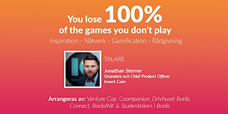 Startup Night Borås - You lose 100% of the games you don’t play  primärbild