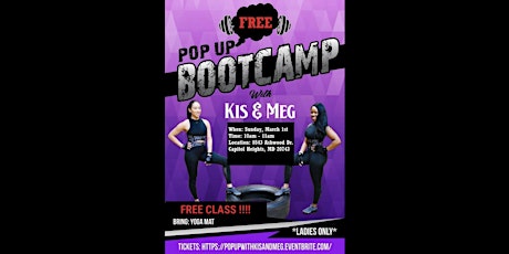FREE POPUP Bootcamp with Kis & Meg primary image