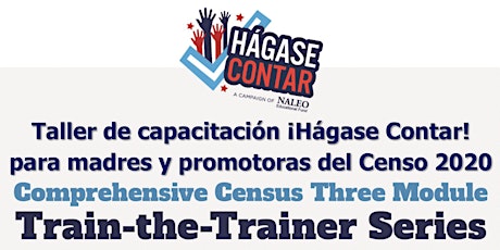 Taller ¡Hágase Contar! para madres y promotoras del Censo 2020 primary image