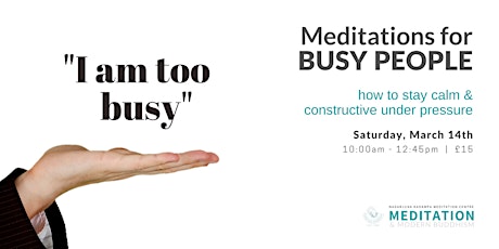 Meditations for Busy People primary image