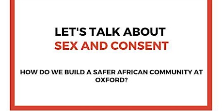 Let's talk about sex and consent