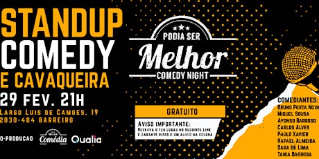 Imagem principal de Podia Ser Melhor Comedy Night