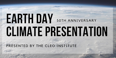 Imagen principal de Earth Day Climate Presentation Webinar