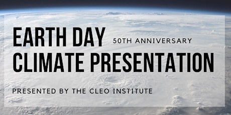 Hauptbild für Earth Day Climate Presentation Webinar