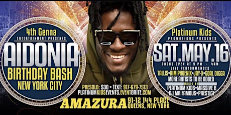 AIDONIA CELEBRITY BDAY BASH - NYC EDITION primary image