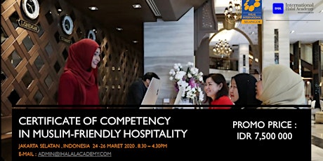 Certificate of Competency for Muslim-Friendly Hospitality Industry primary image