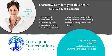 BELLINGEN  - Courageous Conversations Parent Forum primary image