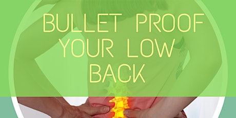 Bullet proof your lower back workshop primary image
